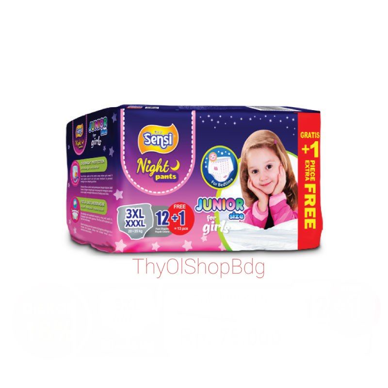 POPOK SENSI NIGHT PANTS SIZE JUMBO 3XL & 4XL