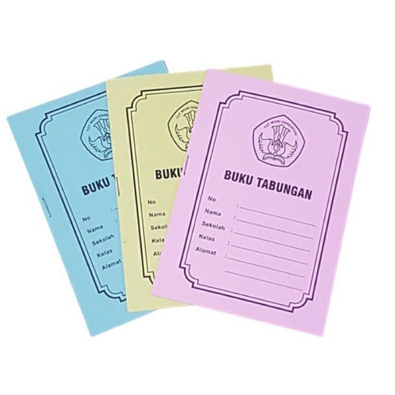 Buku tabungan menabung sekolah