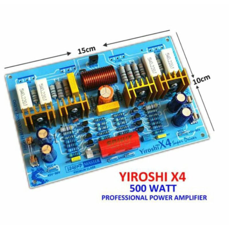 DRIVER POWER AMPLIFIER YIROSHI X4 -TR FINAL