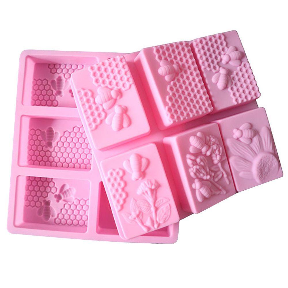 Cetakan Resin Bentuk Sarang Lebah Oval Handmade DIY Untuk Dekorasi Kue Pernikahan