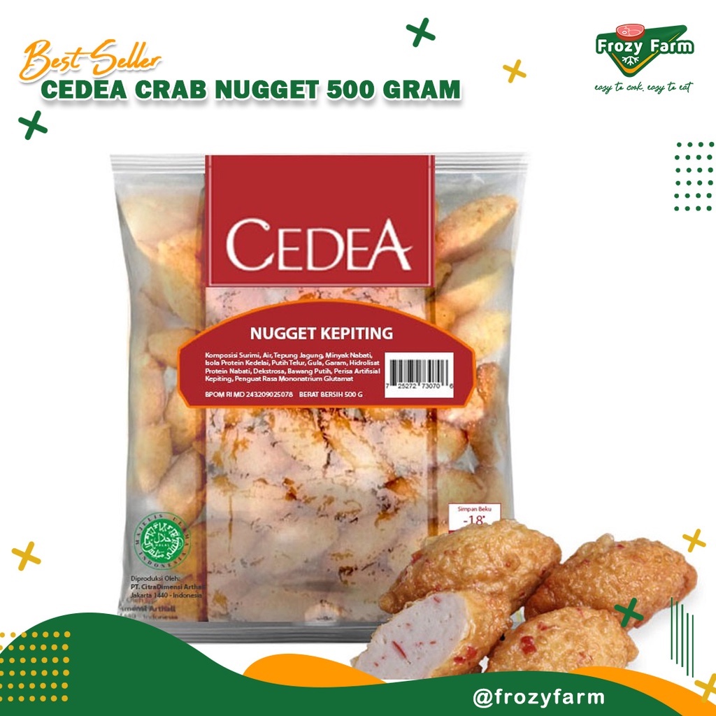

Cedea Nugget Kepiting 500 Gram