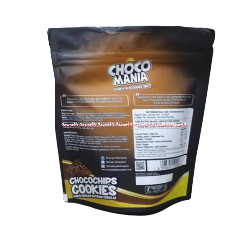 Choco Mania Rich Chocolate Cheese 68gr Cookies Kukis Coklat Dengan Coklat Keju Chips Coco Maniak