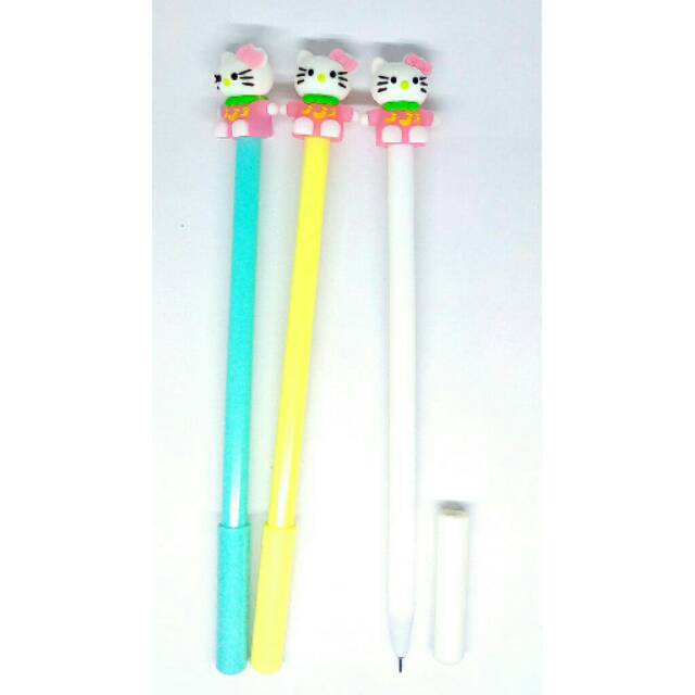 

pulpen gel hello kitty
