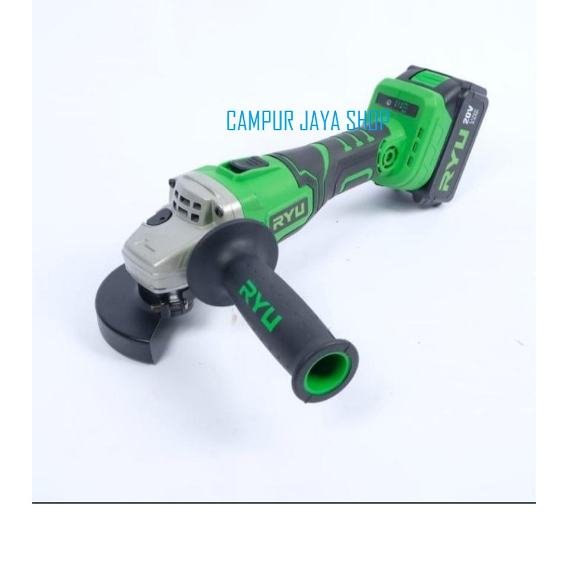 Mesin Gerinda Tangan Baterai / Cordless 20V RYU RCG20V / RCG 20V/Batre