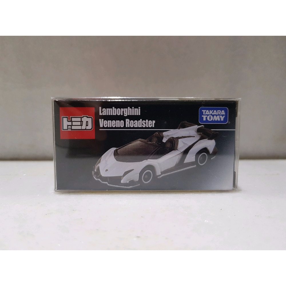 Tomica Lamborghini Veneno Roadster putih asia exclusive free protector