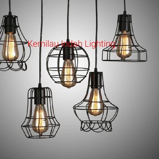 APS 410 SL101 1 LAMPU  GANTUNG  HIAS  VINTAGE RETRO FITTING  