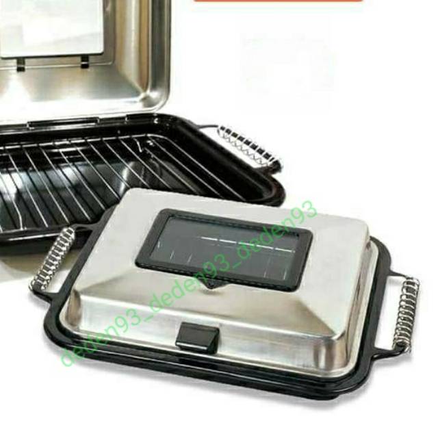 Maspion Crystal Oven. Panggangan Sosis, Sate, Daging dll