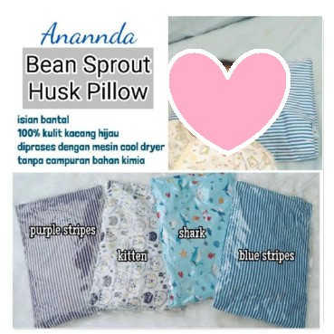 Anannda Beansprout Husk | Bantal Tangan Bayi | Bantal Kulit Kacang HIjau