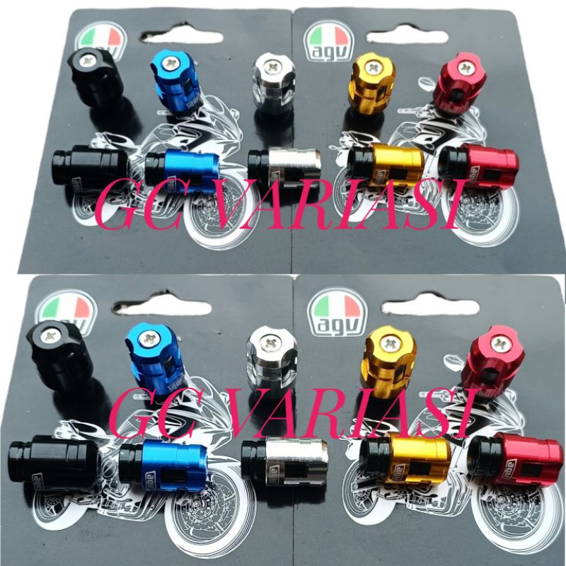 Tutup pentil ban cnc AGV motor Yamaha Honda universal/Tutup ban pentil cnc AGV motor Yamaha Honda un