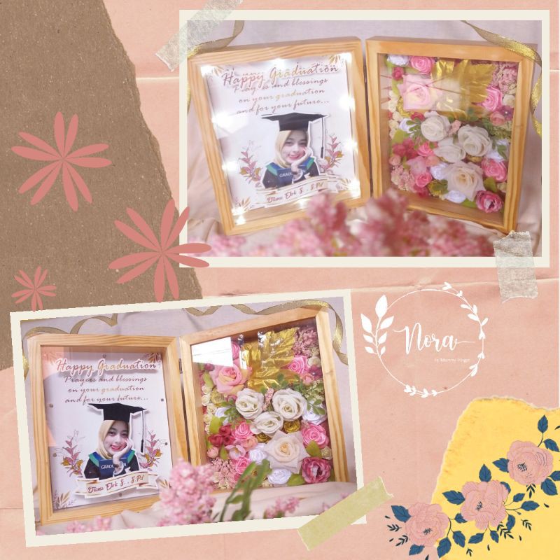 Kado Figura 3D Lampu / Kado Wisuda / Kado Pernikahan / Figura 3D