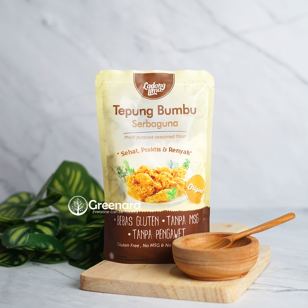 

Alsiha Sehat Alami Organik Tepung Bumbu Serbaguna Ladang Lima Gluten Free