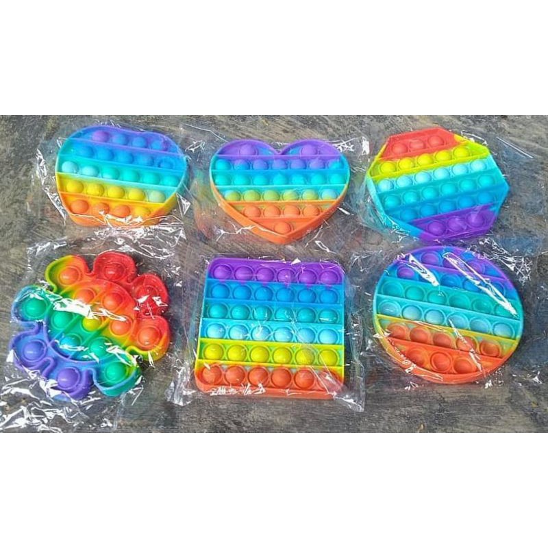 POP IT Rainbow - pop it jumbo - pop it murah - pop it mainan anak