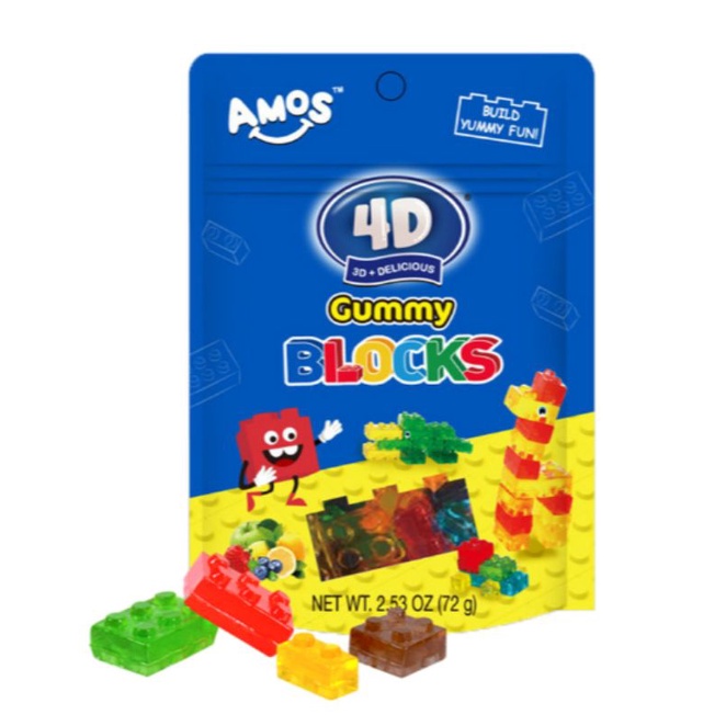 

(Desty Shop)AMOS 4D Gummy Blocks 72 g