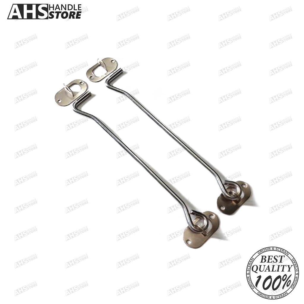 Hak Angin Proyek Jendela Cengkal/Kait Jendela Polos & Grafir 12cm murah & awet