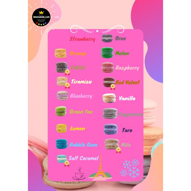 REGULAR MACARON KARAKTER ISI 6PCS