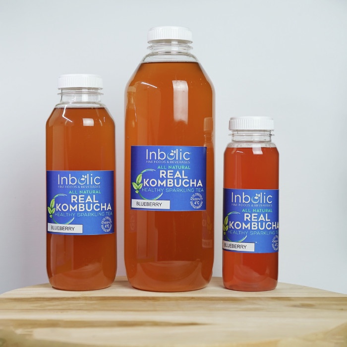 

tradisional-minuman- probiotic drinks - kombucha | keto & diabetic friendly | 1l - lemon ginger