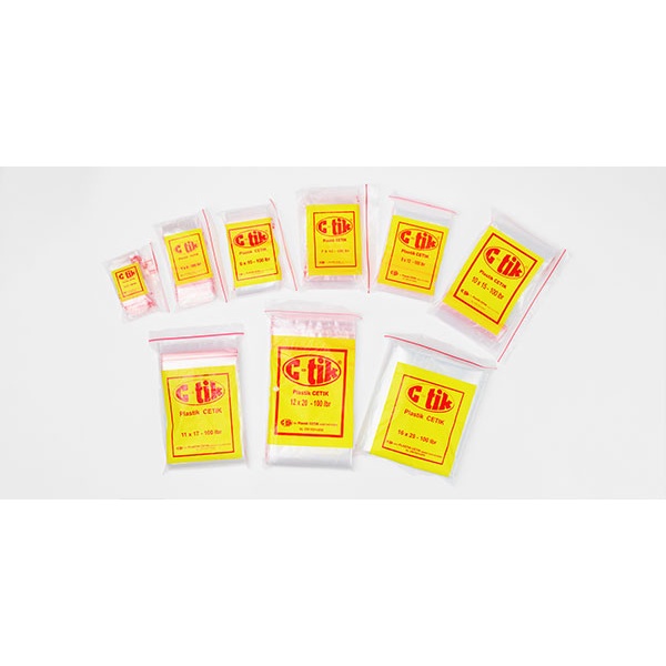 Plastik Klip CTIK 5x8 isi 100 lmb/plastic ziplock/ plastik bening/makanan/saos/sambal/plastik obat