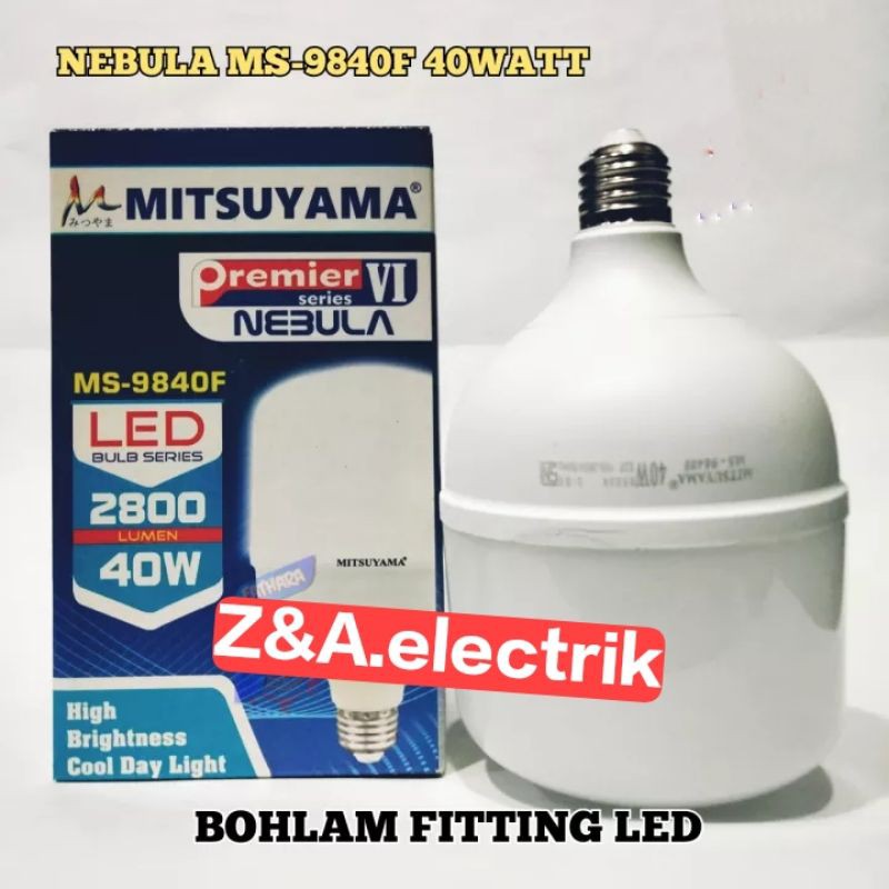 Lampu Bohlam LED 40W MS-9840F Premier Series NEBULA MITSUYAMA