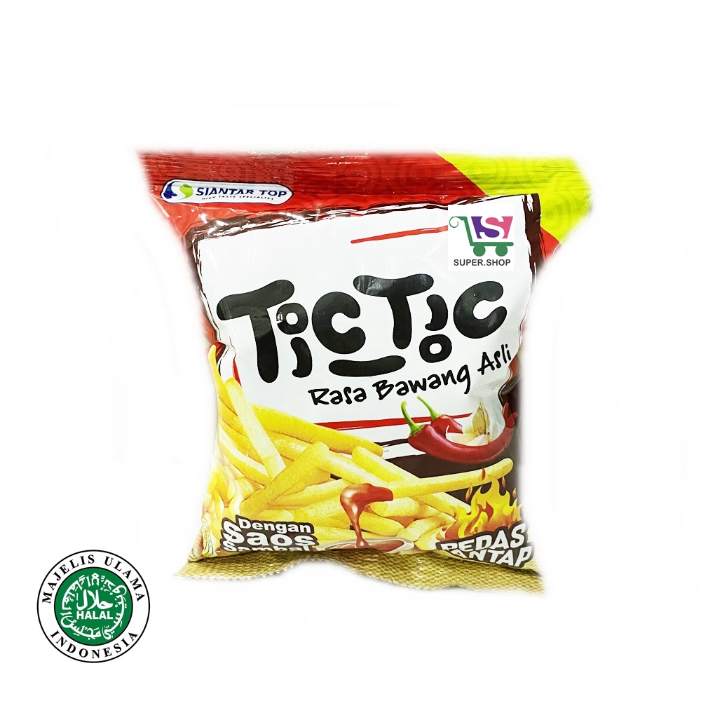 

Tic Tic Snack Jadul Rasa Bawang Asli + Saos Sambal Colek