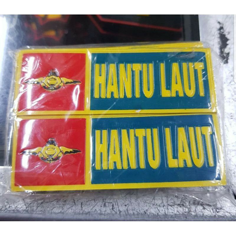 Stiker plat motor hantu laut, stiker plat mobil hantu laut