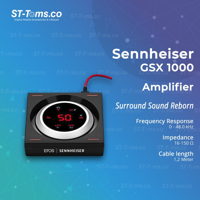 EPOS Sennheiser GSX 1000 / GSX1000 Audio Amplifier for PC and Mac