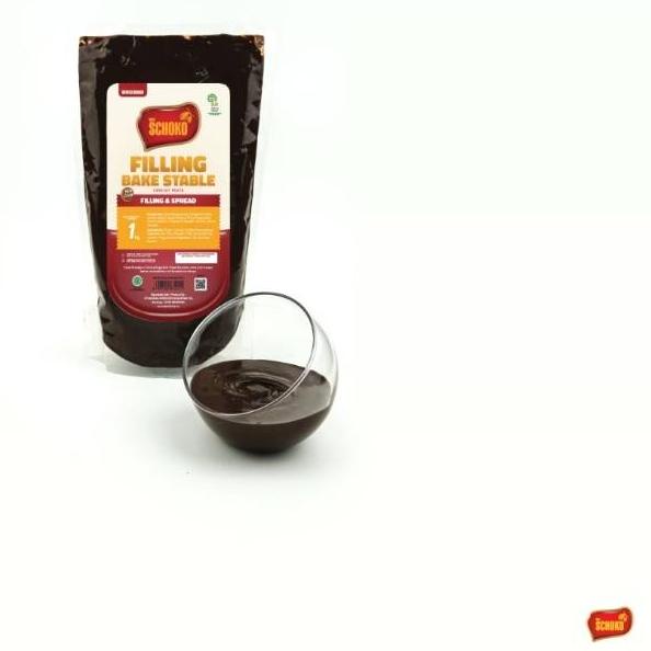 

New Product--Selai cokelat SCHOKO 1kg / chocolate filling / isian roti cokelat / coklat / chocolate spread
