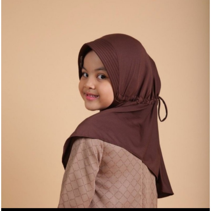 kerudung anak sekolah sd/tk RENDA MALIKA ( 6-9 TAHUN ) / hijab sekolah / jilbab anak sd