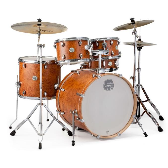 DRUM MAPEX STORM ST5255 IC CAMPHOR WOOD GRAIN Drum Set 5-Piece ,BMJ