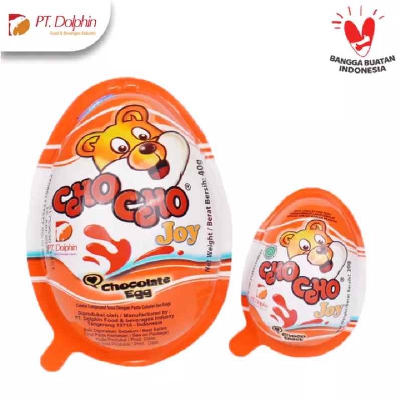 Cho Cho Joy Jumbo - Snack - Telur - Mainan - Chocolate (isi 6)