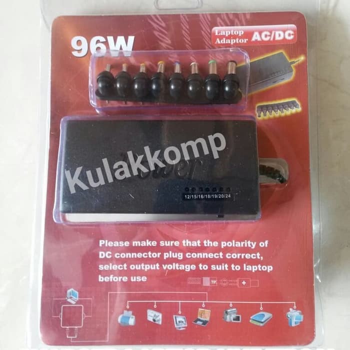 UNIVERSAL ADAPTOR NOTEBOOK / CHARGER LAPTOP UNIVERSAL / ADAPTOR LAPTOP