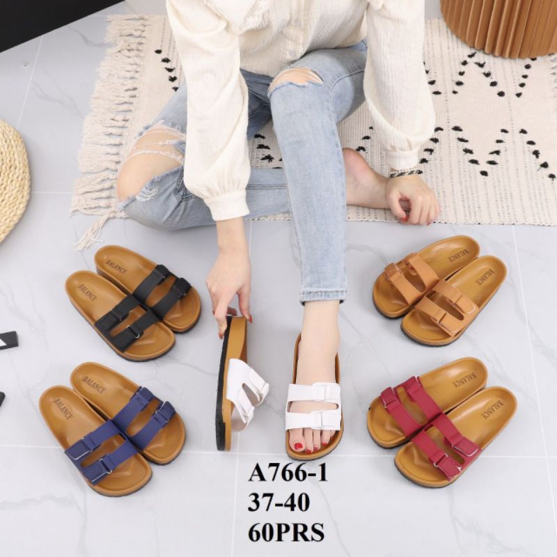 sandal balance 766-1 BAN DUA PEREKAT jelly selop wanita