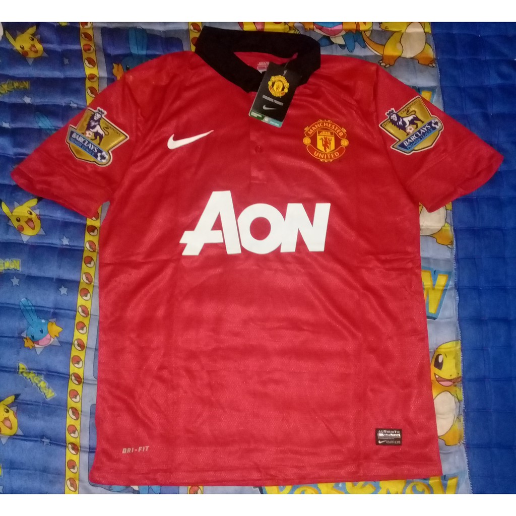 Jersey MU Home 13/14 Full patch BPL retro