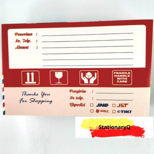 

Stiker Pengiriman Alamat Pengiriman Olshop Kwalitas Terbaik