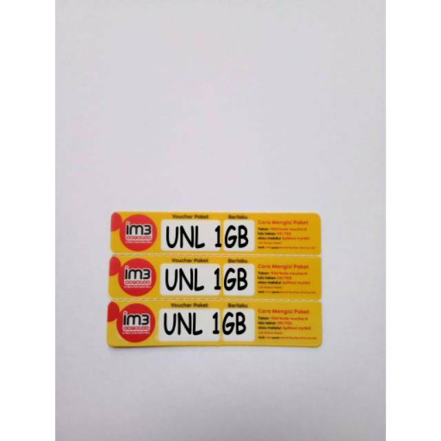 Voucher indosat 1gb unlimited