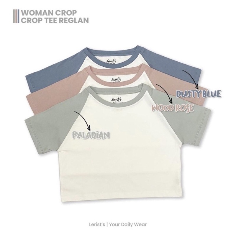 CROP TEE RAGLAN