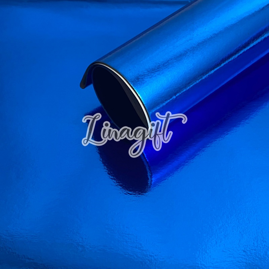 ( 5 Lembar ) METALLIC PAPER - KERTAS METALIK SHINY / MENGKILAP / GIFT WRAP PAPER PREMIUM EXCLUSIVE MERAH BIRU HIJAU EMAS PERAK / RED BLUE GOLD SILVER - HIASAN DEKORASI - SAMPUL BUKU