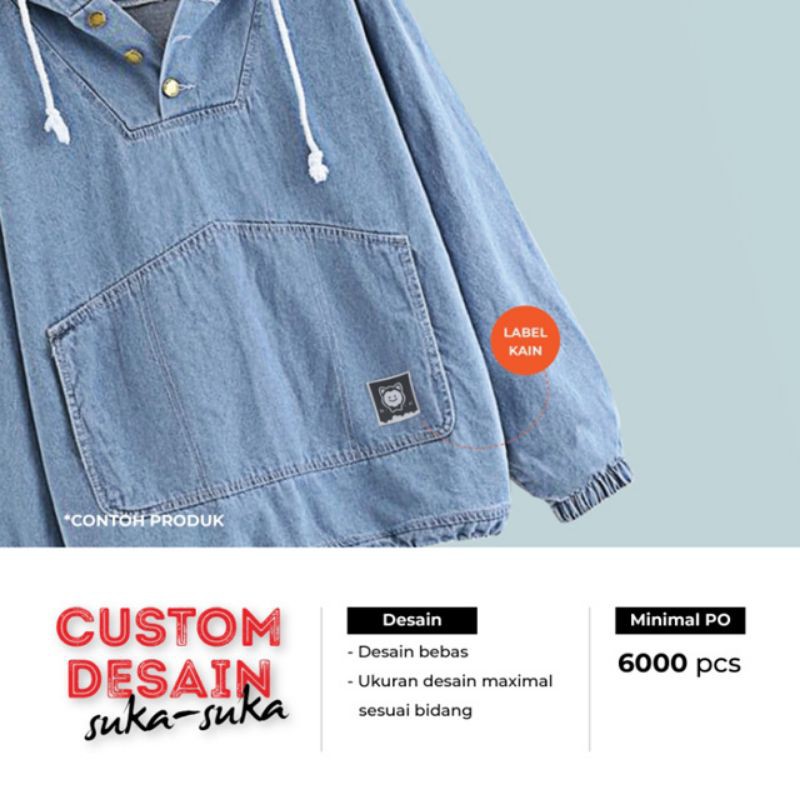 

CST811 Custom Label / Logo Jaket Wooven 3.5 x 3.5 cm Pre Order