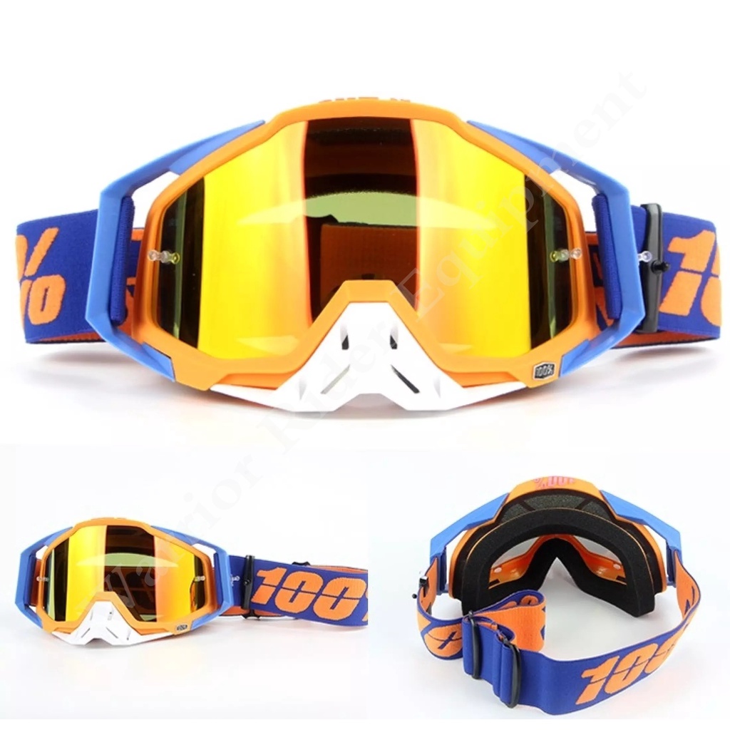 KACAMATA GOGGLE 100% MOTOR CROSS MURAH TRAIL ADVENTURE Tersedia untuk JPX