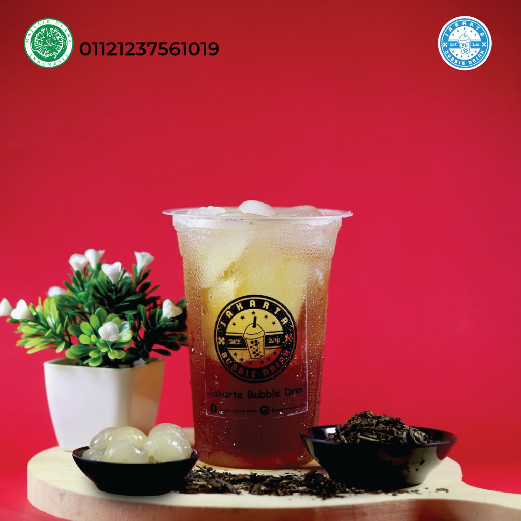 BUBUK MINUMAN LYCHEE TEA 1 KG/ SERBUK MINUMAN RASA LECI