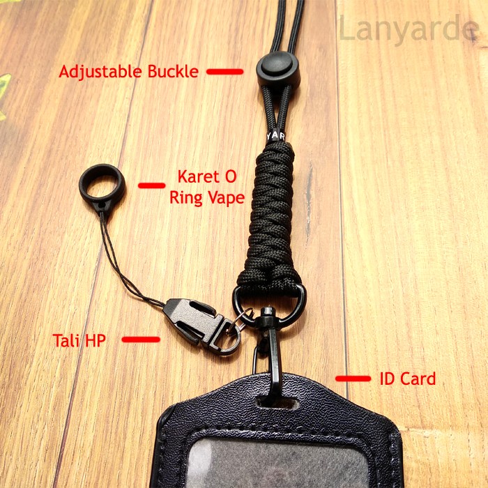 

Hot Sale (4257) Lanyard Fishtail Name Tag Id Card Holder Tali Leher Kartu Gilaa!!!