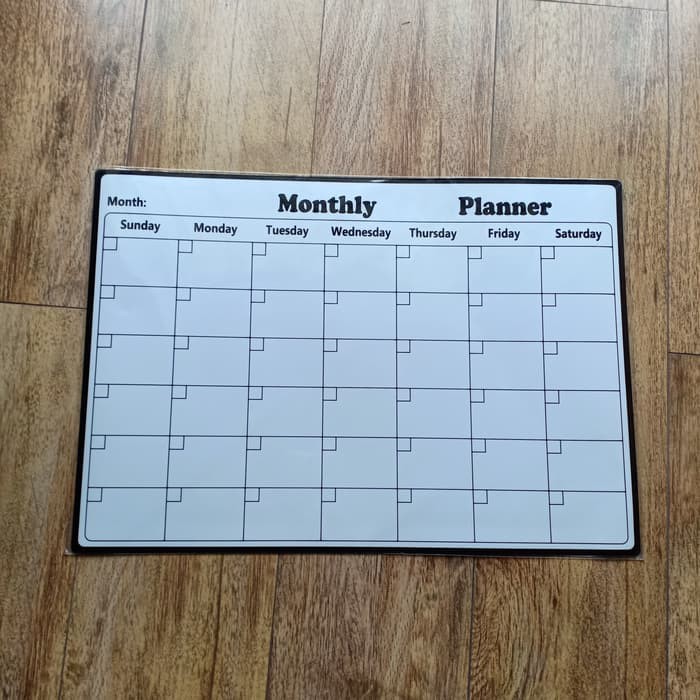 

monthly planner magnetic sheet A3 kertas magnet sheet jadwal