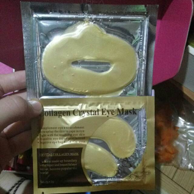 COLLAGEN CRYSTAL EYE MASK / LIP MASK