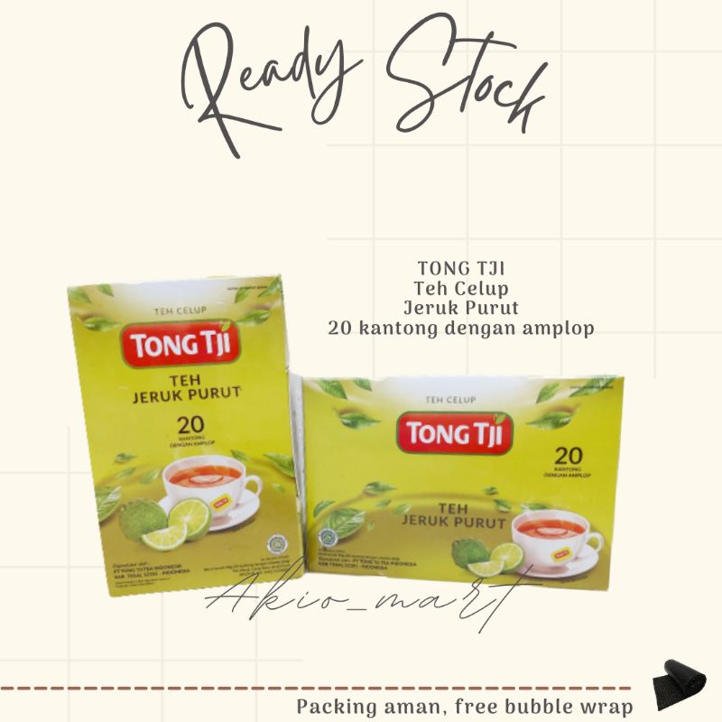 

Tong Tji Teh Celup Jeruk Purut 20 kantong dengan amplop