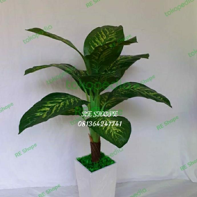 Bunga plastik/bunga hias/artificial/pohon Talas jumbo/Talas plastik