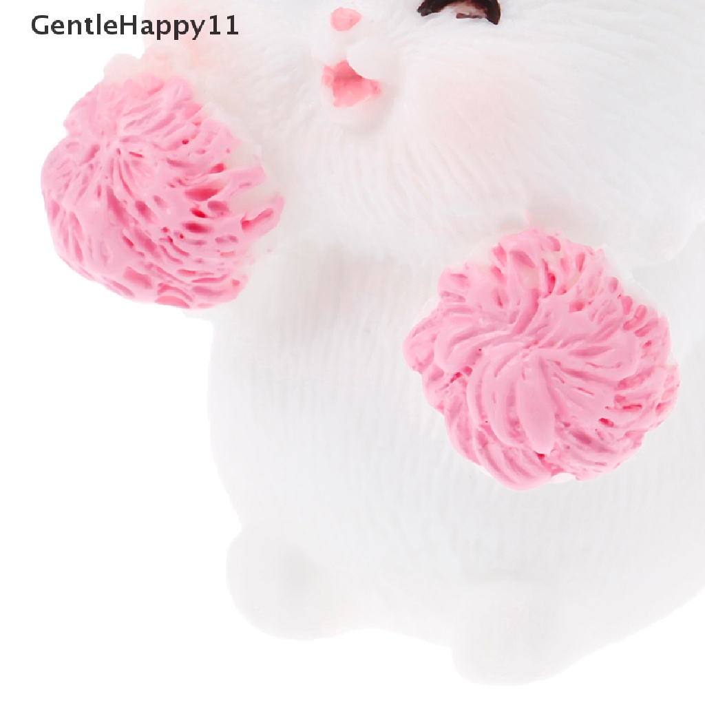 Gentlehappy Miniatur Kelinci Bahan Resin Untuk Dekorasi Taman