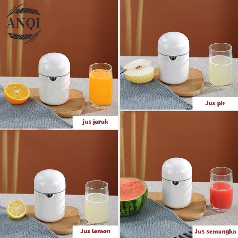 ANQI 1888 Perasan jeruk Alat Peras Jeruk &amp; Lemon Alat Peras Squeezer Jeruk Juicer Extractor Mini Manual Fruit Cup