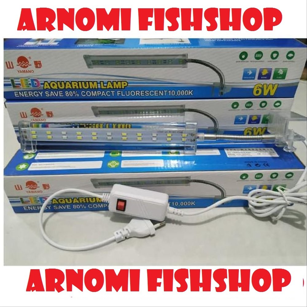 Lampu Led Jepit 6 Watt Aquarium Aquascape
