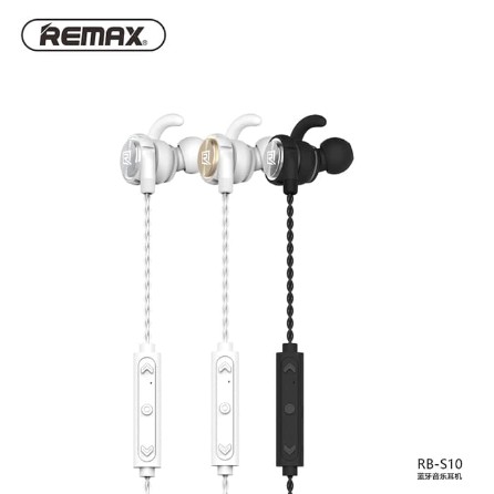 Remax RB-S10 Wireless Bluetooth Earphone Headset Bluetooth Original HF