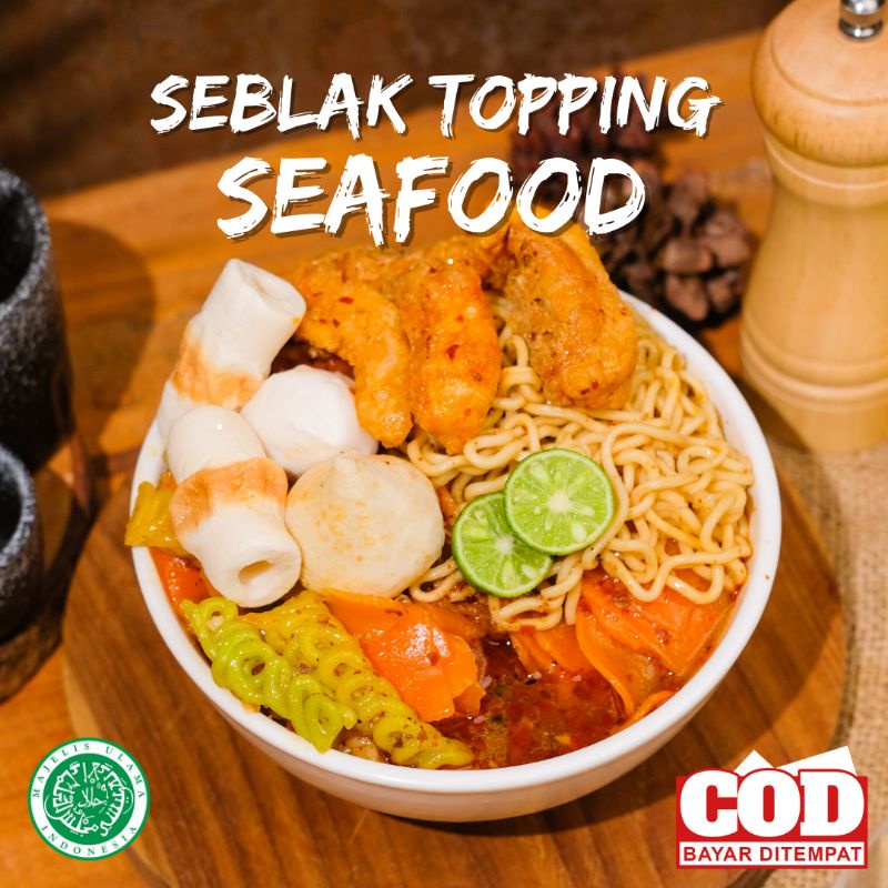 

SEBLAK SEAFOOD INSTAN KOMPLIT, MURAH, CEMILAN PEDAS, CEMILAN SEAFOOD - DAPUR MAKNYOS