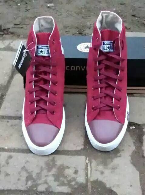 Sepatu Boot Convers Flash Murah Grade Ori Kanvas Hitam